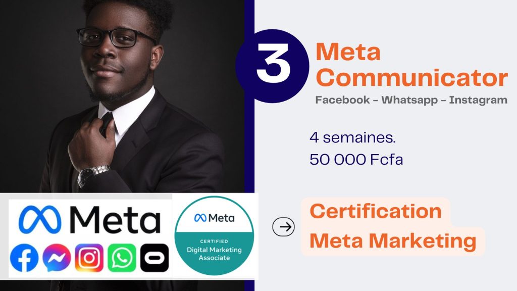 Cours Meta Communicator - 4 semaines - certification Meta en option